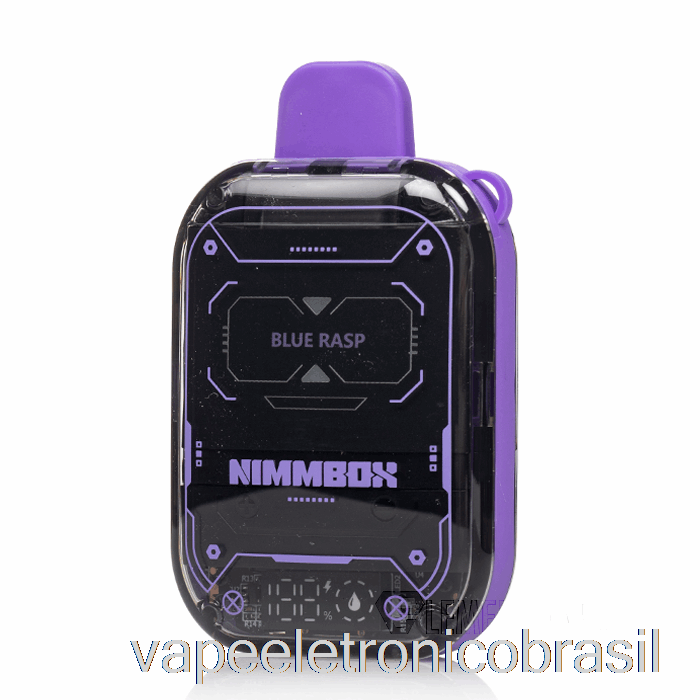 Vape Eletrônico Vapengin Nimmbox 10000 Descartável Framboesa Azul